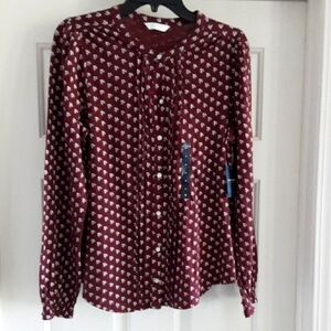 Long Sleeve Button Front Shirt